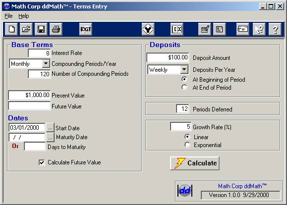 ddMath Terms Entry